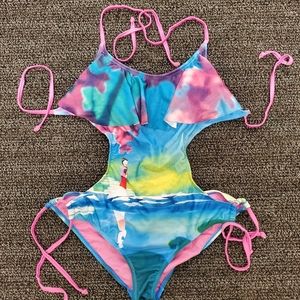 Disney Mulan Hot Topic Monokini Large swimsuit